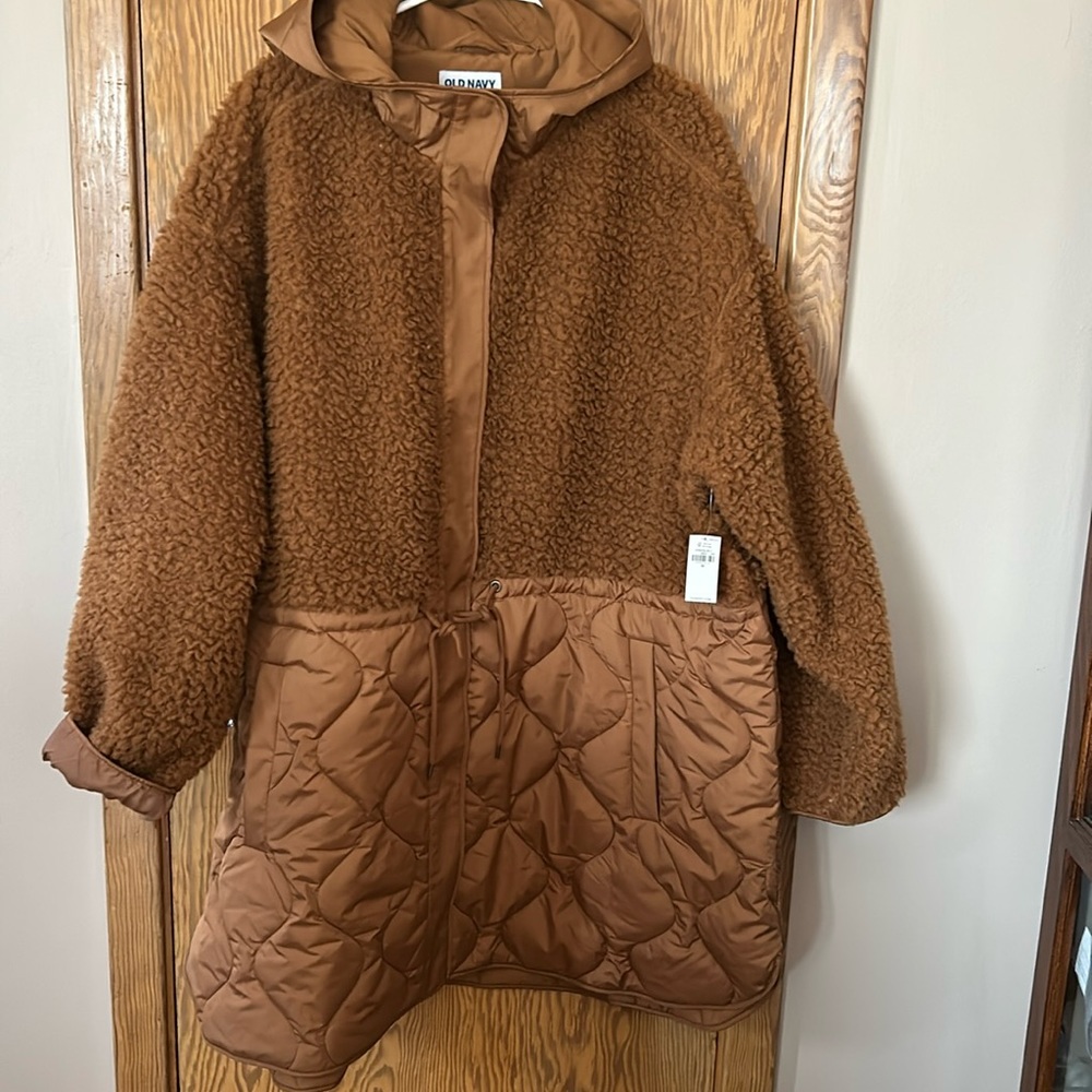 Old Navy Fleece anorak jacket size 3X